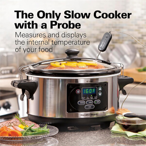 Hamilton Beach 6-Quart Slow Cooker with Probe